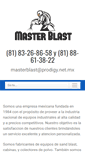 Mobile Screenshot of masterblast.com.mx